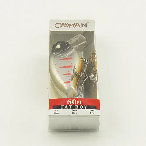 Воблер Caiman Fat Boy 60F 19,5g 0,2м цвет СМ818