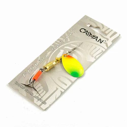 Блесна вращающаяся Caiman Round Classic 8гр #3 цвет CA57 (5шт в упак.)