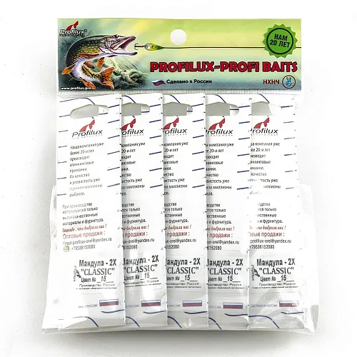 Мандула Profilux "Classic" 2Х цв 15 салатовый-белый-салатовый