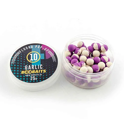 Бойлы Pop up BOO Baits 10мм Чеснок 25гр банка