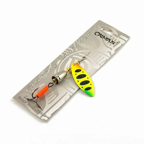 Блесна вращающаяся Caiman Longy Accoustic 14гр #4 цвет CA50 (5шт в упак.)