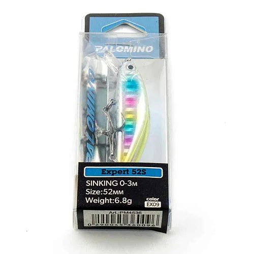 Воблер Palomino Expert 52мм 6,8гр sinking 0-3м цвет 9