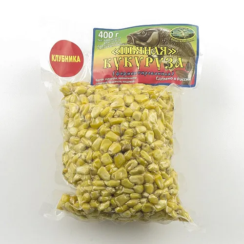 Кукуруза ферментированная (вакуум. упак.) Magic клубника (400 гр) (10шт в упак)