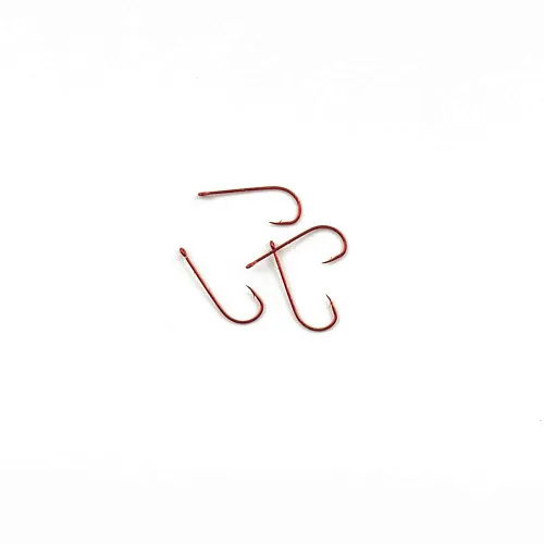 Крючок Brigston Worm 2BH Red № 6 ( уп. 3 шт.)