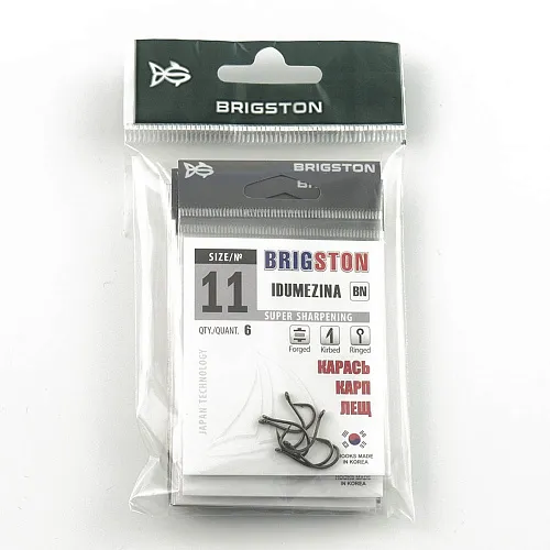 Крючок Brigston Idumezina №11 ( уп. 6 шт.)