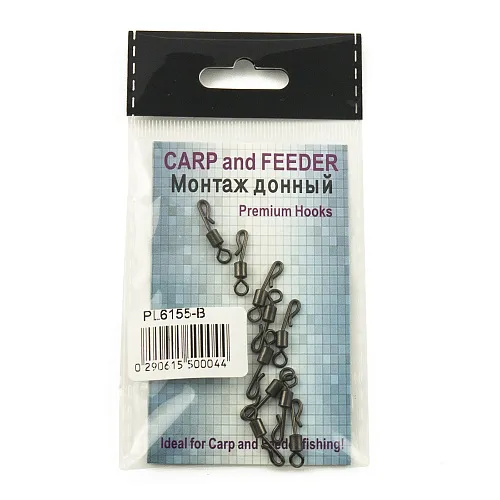 Вертлюг с Quick Change Palomino PL6155-B #4 (фасовка 10 уп)