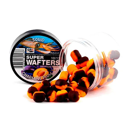 Бойлы нейтральной плавучести (Wafters) GBS Кальмар-Чарующая слива 10х13мм