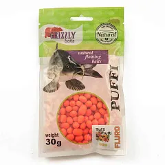 Воздушное пенотесто Fluoro PUFFI Grizzly baits (Тутти-фрутти)