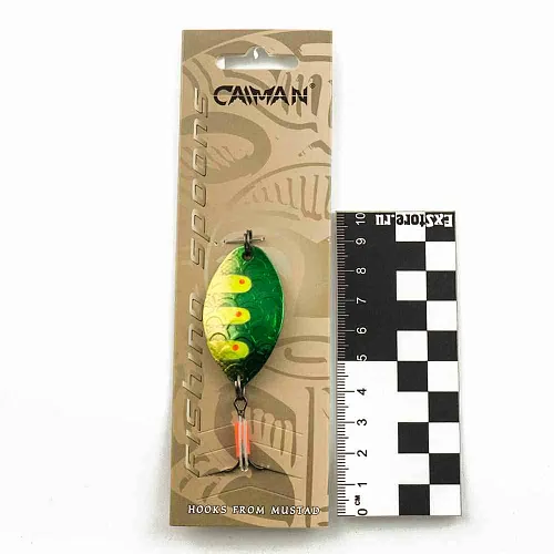 Блесна колеблющаяся Caiman Karas 13гр 4,7см цвет CN29 (5шт в упак.)