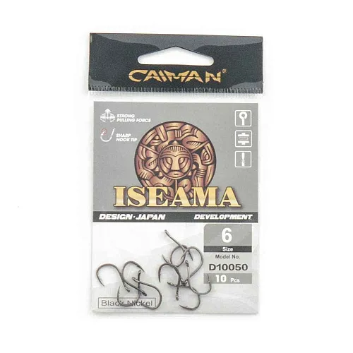Крючки Caiman Iseama №6 10050