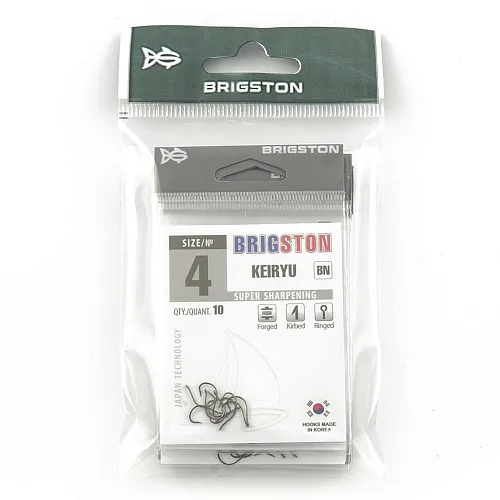 Крючок Brigston Keiryu BN № 4 ( уп. 10 шт.)