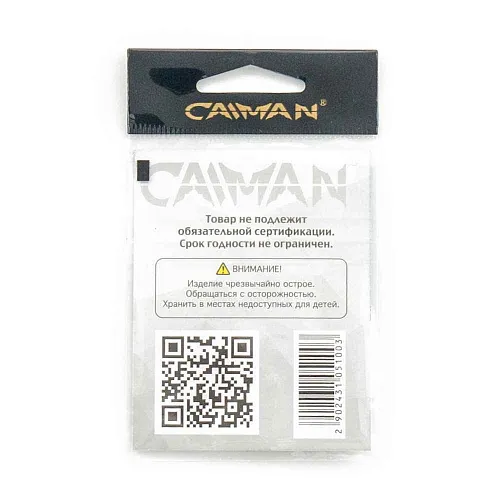 Крючки Caiman Curve Shank Carp (Mugga) Teflon №10 12800