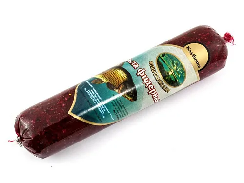 Прикормка колбасная (Паста фидерная) ФИШ ГАРМОНИЯ (клубника) (28 шт в упак.)