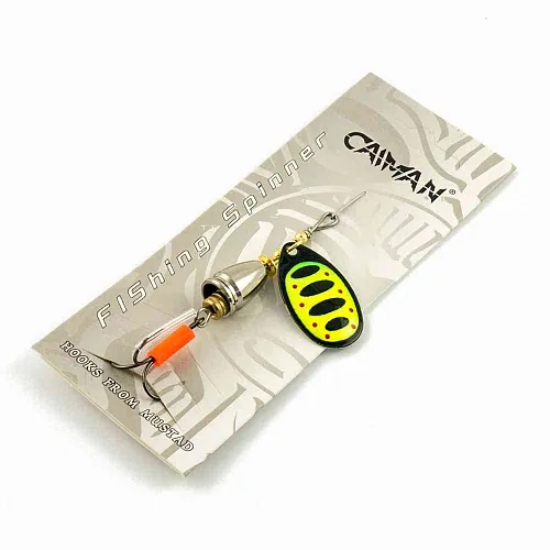 Блесна вращающаяся Caiman Round Accoustic 8гр #3 цвет CA13 (5шт в упак.)