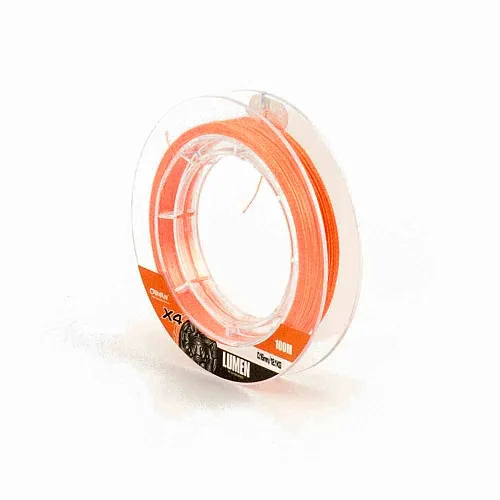 Шнур Caiman Lumen 100м 0,16мм оранжевый