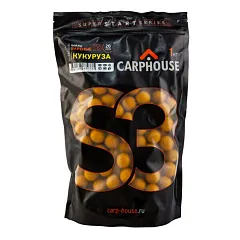Бойлы Carp House вареные S3 Кукуруза желтый 1кг