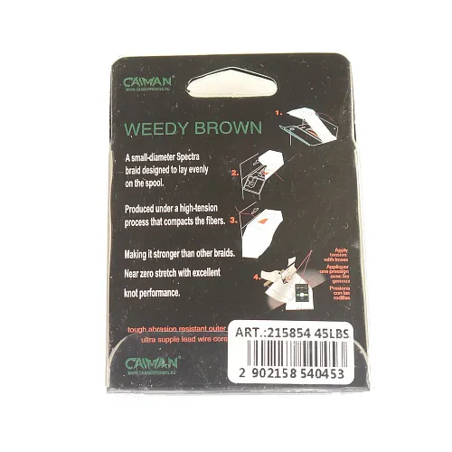 Лидкор Caiman Lead Core 7m 45lbs Dark Green 215854