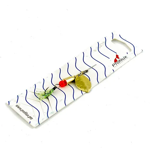 Блесна вращающаяся Profilux Олимпик 1 (4гр) цв. 05 латунь чешуя (5 шт в упак.)