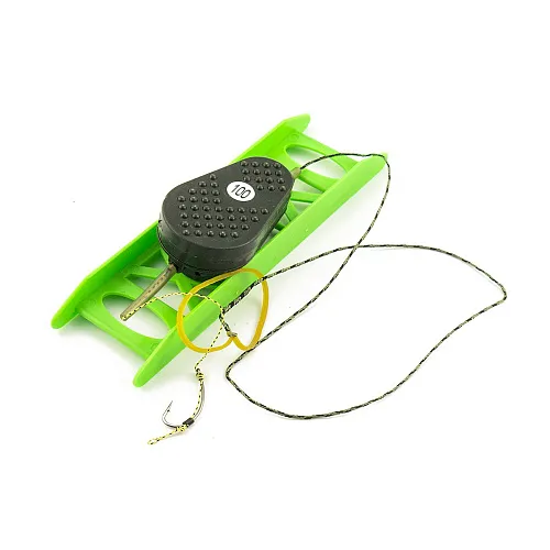 Монтаж на мотовиле Palomino PL6145-C с флэт кормушкой 1 крючок -100g (10 шт в упак)