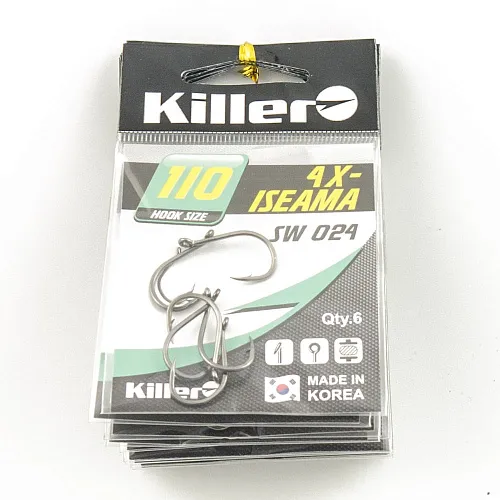 Крючок Killer 4Х-Iseama № 1/0