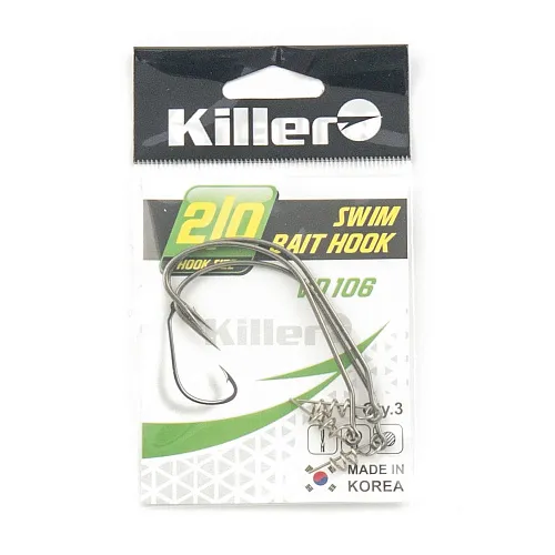 Крючок офсетный Killer Swim bait hook № 2/0