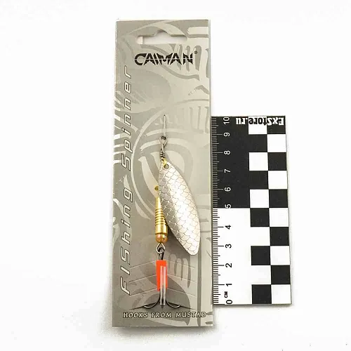 Блесна вращающаяся Caiman Longy classic 10гр #3 цвет CA02 (5шт в упак.)