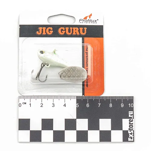 Джиг-блесна Profilux Тэйл-Спиннер 18гр цв. 312 (белый перламутр)