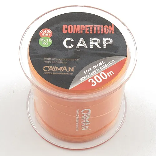 Леска Caiman Competition Carp 300м 0,400мм оранжевая