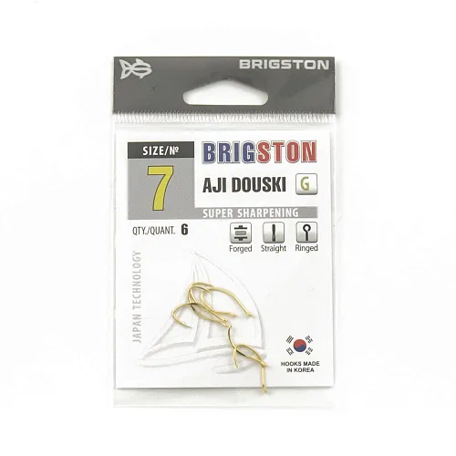 Крючок Brigston AJi Douski Gold № 7 ( уп. 6 шт.)