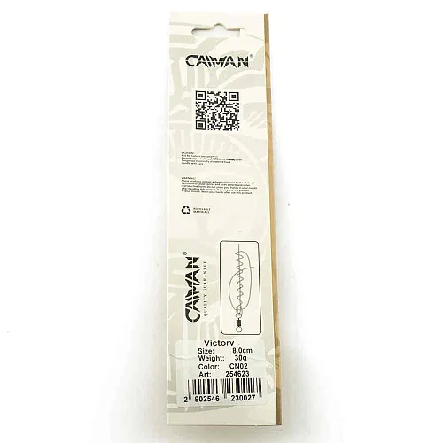 Блесна колеблюшаяся Caiman Victory 30гр 8см цвет CN02 (5шт в упак.)