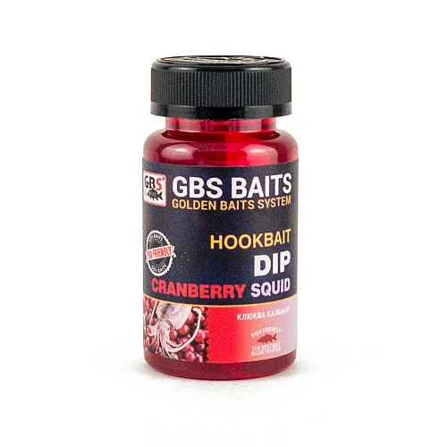 Дип Hookbait dip GBS Клюква-кальмар 120мл