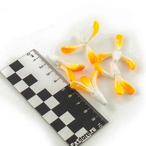 Поплавок зимний Proliv "Ромашка" 3 лепестка 0,7 гр (Желто-оранжевый) отгрузка 0,8-1 гр