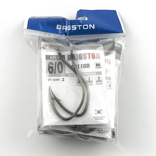 Крючок Brigston Cat Fish BN № 6/0 ( уп. 2 шт.)