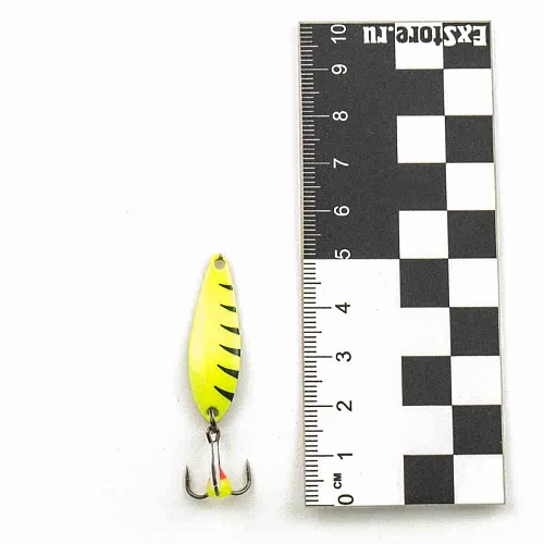 Блесна зимняя Profilux Премиум Малек М 3гр цв. 06 Желтый