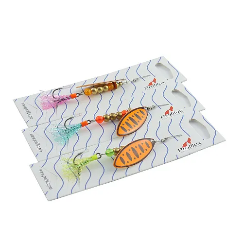 Блесна вращающаяся Profilux Лонги 12гр цв. 005 оранжевый (5 шт в упак.)