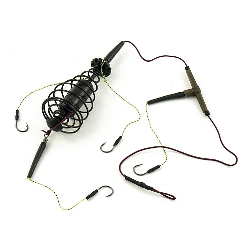 Монтаж "карп-стандарт" Palomino PL6161-B 80g 3 крючка (10шт в упак)