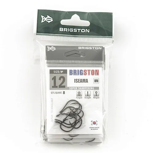 Крючок Brigston Iseama BN №12 ( уп. 8 шт.)
