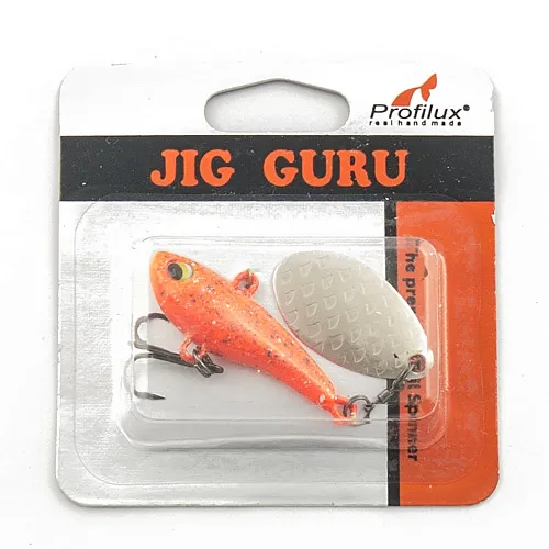 Джиг-блесна Profilux Тэйл-Спиннер 21гр цв. 314 (Оранжевый)