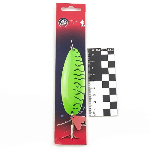 Блесна колеблющаяся HRT(Польша) Nerpa #2 зеленый 45гр
