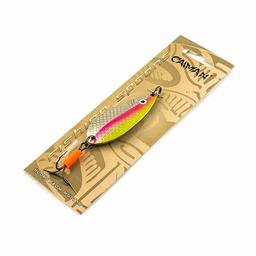 Блесна колеблющаяся Caiman Greedy 18гр 6,3см цвет CN15 (5шт в упак.)