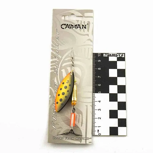 Блесна вращающаяся Caiman Longy classic 10гр #3 цвет CA05 (5шт в упак.)