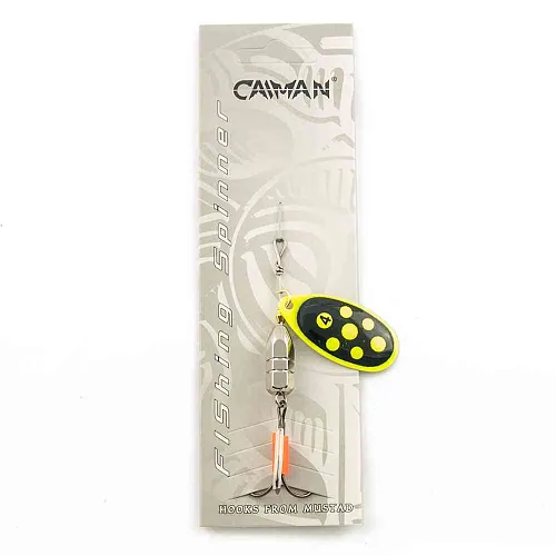 Блесна вращающаяся Caiman Round light 10гр #4 цвет CA26 (5шт в упак.)