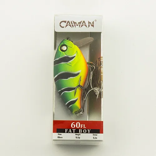 Воблер Caiman Fat Boy 60F 19,5g 0,2м цвет СМ12
