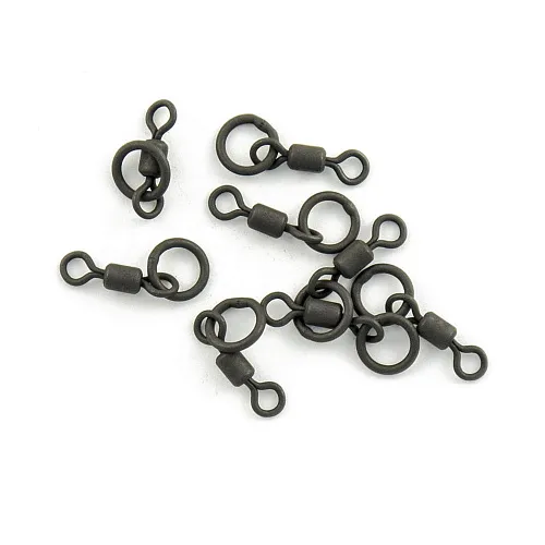 Вертлюг с кольцом Carpking, для оснасток 360 и Chod Rig CK9208-07 #7 (8шт в упак)