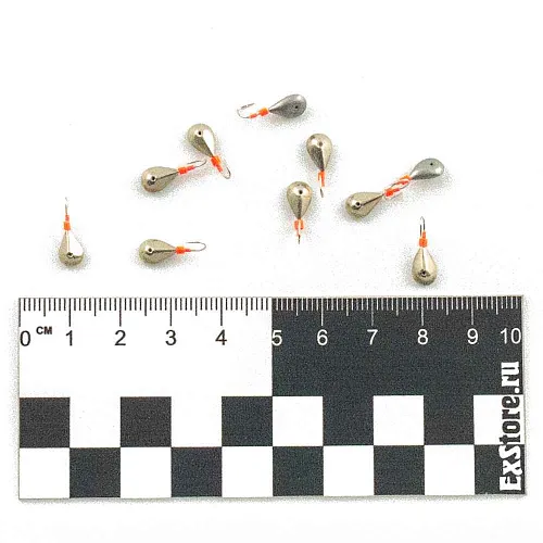 Мормышка Пирс мастер "Капля грань" 0.53г крючок Sasame 113-Н МП