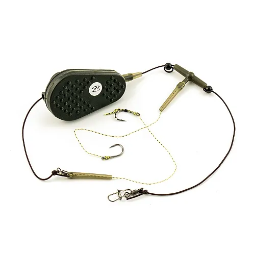 Монтаж Palomino PL6133-C с флэт кормушкой отвод вертолет 2 крючка 60g