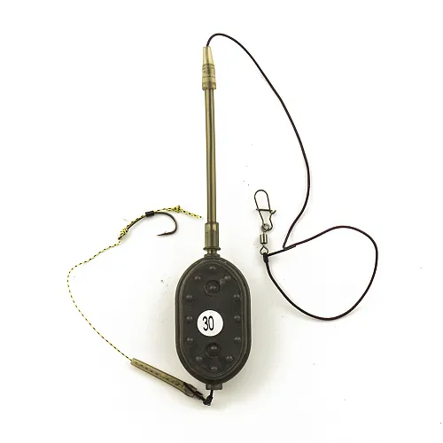 Монтаж Palomino PL6137-C с флэт кормушкой и антизакручивателем - 30g (10 шт в упак)