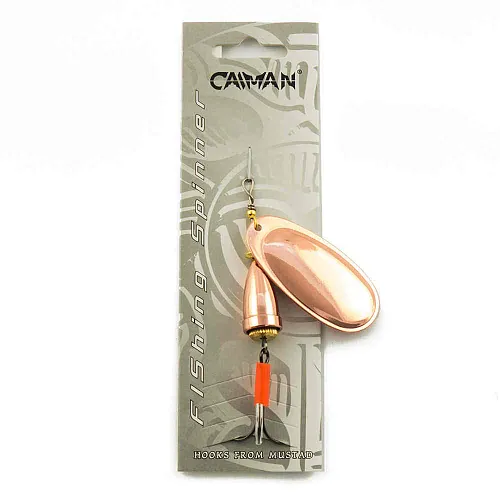 Блесна вращающаяся Caiman Super Vibbra 18гр #6 цвет CA01 (5шт в упак.)