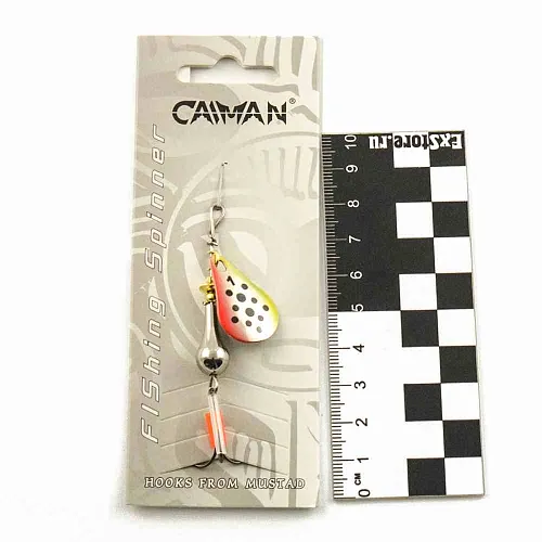 Блесна вращающаяся Caiman Pear 6гр #1 цвет CA86 (5шт в упак.)