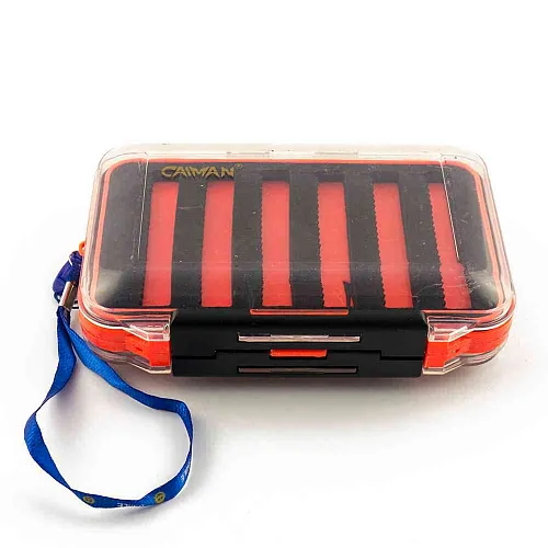 Коробка Caiman оранжевая со шнурком ZY-029 15x10x4cm